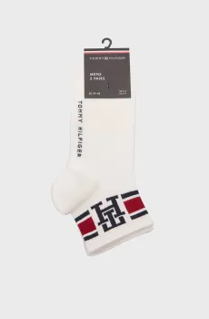 Мужские белые носки (2 пары) SPORT Белый 43-46 Tommy Hilfiger 701236322