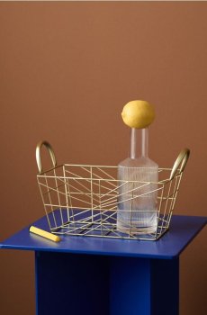 Кошик для зберігання - золотий