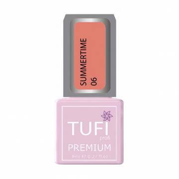 Гель-лак для ногтей Tufi Profi Premium Summertime, 06 Кампарсита, 8 мл Гель-лак для ногтей Tufi Profi Premium Summertime, 06 Кампарсита, 8 мл