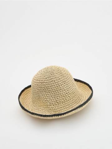Reserved - LADIES` HAT - пшеничний - 689CO-12X Reserved - LADIES` HAT - пшеничний - 689CO-12X
