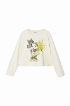 Хлопковый детский лонгслив Desigual MINNIE MOUSE