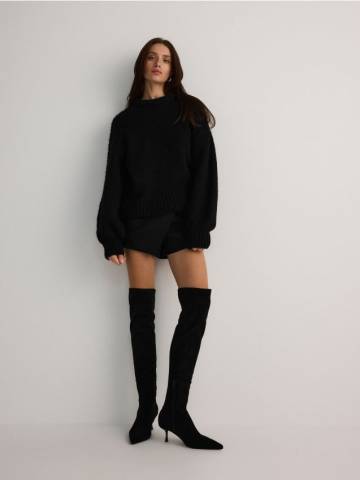 Reserved - LADIES` BOOTS - чорний - 775BD-99X Reserved - LADIES` BOOTS - чорний - 775BD-99X