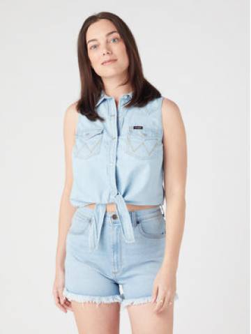 Wrangler Топ W5WTHWXAZ 112334379 Блакитний Regular Fit Wrangler Топ W5WTHWXAZ 112334379 Блакитний Regular Fit