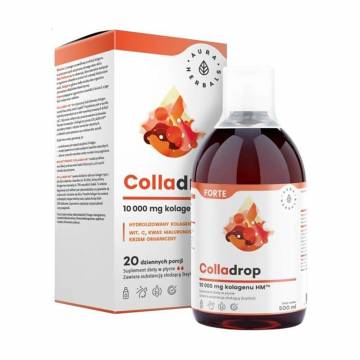 Морской коллаген Aura Herbals Colladrop Forte Marine Collagen 10000 мг в жидкости 500 мл Морской коллаген Aura Herbals Colladrop Forte Marine Collagen 10000 мг в жидкости 500 мл