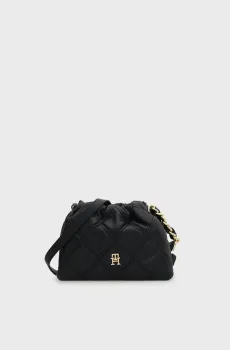 Женская черная сумка FEMININE MINI CROSSOVER Черный ONESIZE Tommy Hilfiger AW0AW18718