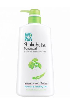 Крем-гель для душа Shokubutsu Monogatari Ginkgo Shower Cream с экстрактом гинкго, 500 мл