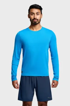 Мужской синий лонгслив STOPWATCH Синий M Saucony SAM800379-CFH