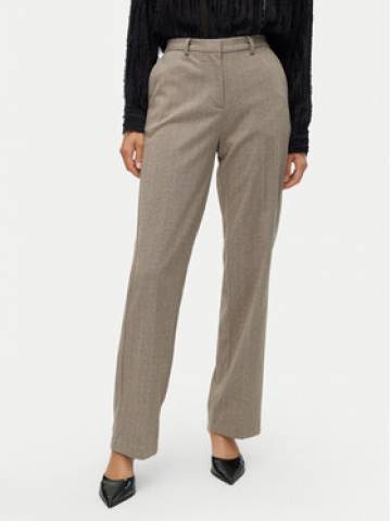 Vero Moda Штани з тканини Kawi 10319665 Бежевий Straight Fit Vero Moda Штани з тканини Kawi 10319665 Бежевий Straight Fit