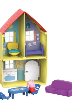 Детский игровой набор Peppa Pig Дом Пеппы (домик с мебелью + фигурка Пеппы), от 3 лет (F2167)