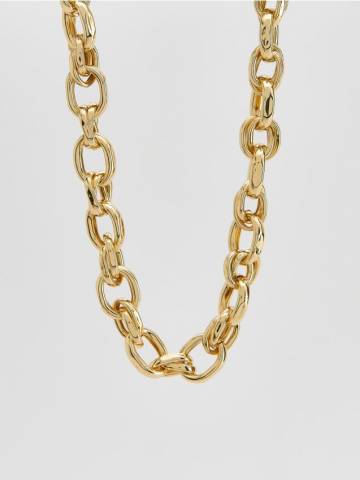 Reserved - Масивне кольє - золотий - 285FD-GLD Reserved - Масивне кольє - золотий - 285FD-GLD
