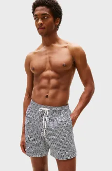 Мужские плавательные шорты с узором MEDIUM DRAWSTRING PRINT Разноцветный M Tommy Hilfiger UM0UM03491