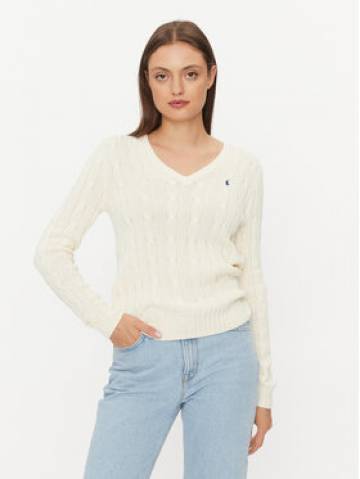 Polo Ralph Lauren Светр 211891641009 Écru Regular Fit Polo Ralph Lauren Светр 211891641009 Écru Regular Fit