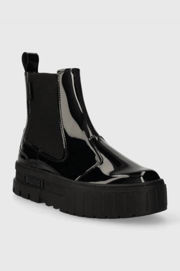 Ботинки Puma Mayze Chelsea Jelly Wns женские цвет чёрный на плоском ходу Ботинки Puma Mayze Chelsea Jelly Wns женские цвет чёрный на плоском ходу