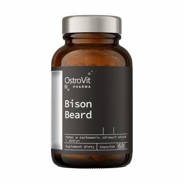 Мужской витаминно-минеральный комплекс OstroVit Pharma Bison Beard для мужчин, 60 капсул
