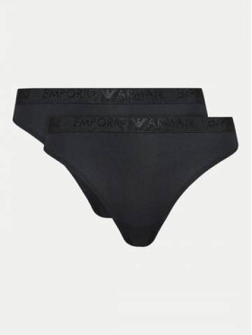 Emporio Armani Underwear Набір з 2 пар стрінгів 163333 4R235 00020 Чорний Emporio Armani Underwear Набір з 2 пар стрінгів 163333 4R235 00020 Чорний