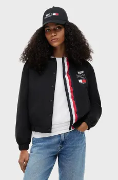 Женская черная куртка TH x Cadillac Formula 1® Team Черный XS Tommy Hilfiger WW0WW52140