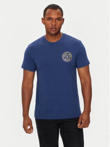 Versace Jeans Couture Футболка 77GAHT00 CJ00T Голубий Slim Fit Versace Jeans Couture Футболка 77GAHT00 CJ00T Голубий Slim Fit