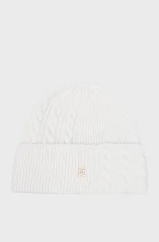 Женская светло-серая шапка ELEVATED Серый ONESIZE Tommy Hilfiger AW0AW17784