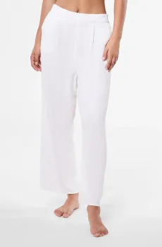 Женские белые льняные брюки RYLEY Белый M Etam 6535056
