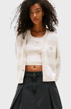 Женский кардиган в полоску RLX Разноцветный L Tommy Jeans DW0DW20968