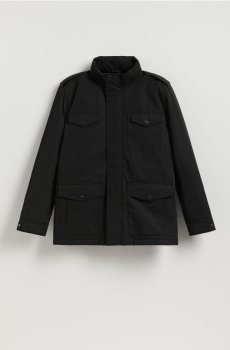 Reserved - Непромокна куртка з каптуром - чорний - 678IE-99X