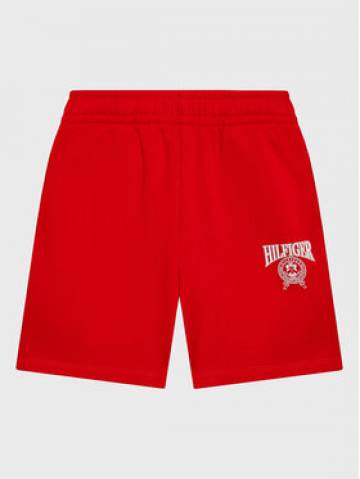 Tommy Hilfiger Спортивні шорти Varsity KB0KB08067 D Червоний Regular Fit