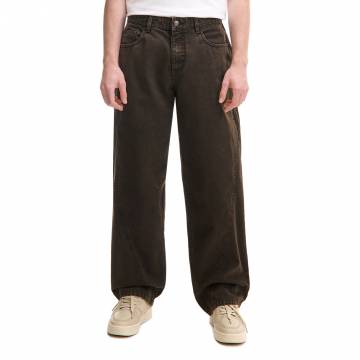 Cropp - Штани - темно коричневий