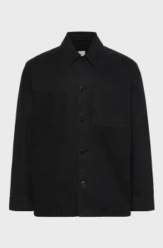 Мужская черная джинсовая рубашка LS WASHED COTTON Черный XL Calvin Klein LV04LC413G