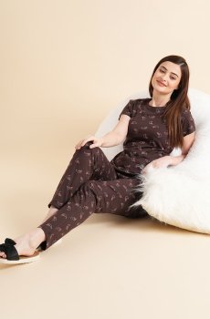 Sweet Dreams Women Printed Night suit