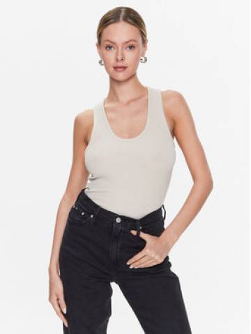 Calvin Klein Топ Modal Rib Tank K20K205546 Бежевий Slim Fit Calvin Klein Топ Modal Rib Tank K20K205546 Бежевий Slim Fit