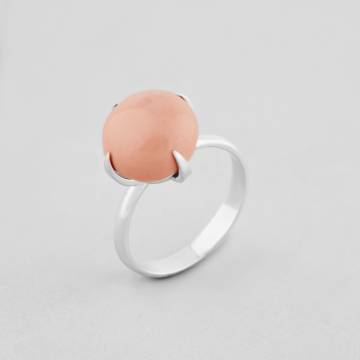 Серебряное кольцо Minimal 1974-pink-16 16 Серебряное кольцо Minimal 1974-pink-16 16