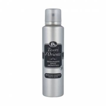 Парфюмированный дезодорант-спрей женский Tesori dOriente White Musk Deodorant Spray, 150 мл Парфюмированный дезодорант-спрей женский Tesori dOriente White Musk Deodorant Spray, 150 мл