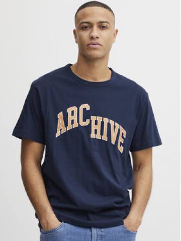 Solid Футболка 21107758 Cиній Regular Fit Solid Футболка 21107758 Cиній Regular Fit