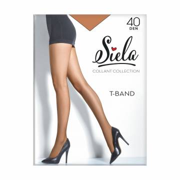 Колготки женские Siela T-Band без шортиков, 40 DEN, Glace, размер 5 Колготки женские Siela T-Band без шортиков, 40 DEN, Glace, размер 5