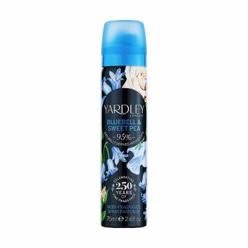 Парфюмированный дезодорант-спрей Yardley Bluebell & Sweet Pea женский, 75 мл Парфюмированный дезодорант-спрей Yardley Bluebell & Sweet Pea женский, 75 мл