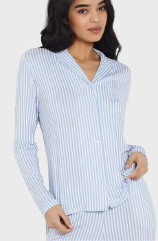 Женская рубашка в полоску HABY Разноцветный S Etam 6545888