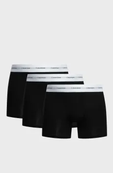 Мужские черные боксеры (3 шт) Черный M Calvin Klein LV00NB4264