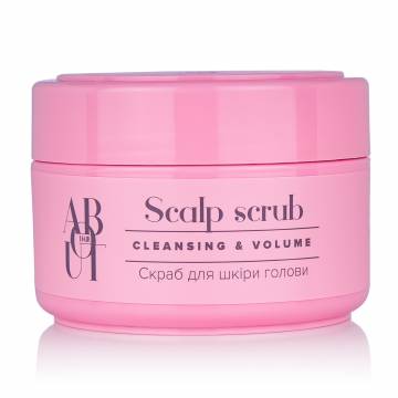 Скраб для кожи головы ABOUT hair Cleaning & Volume, 200 мл Скраб для кожи головы ABOUT hair Cleaning & Volume, 200 мл