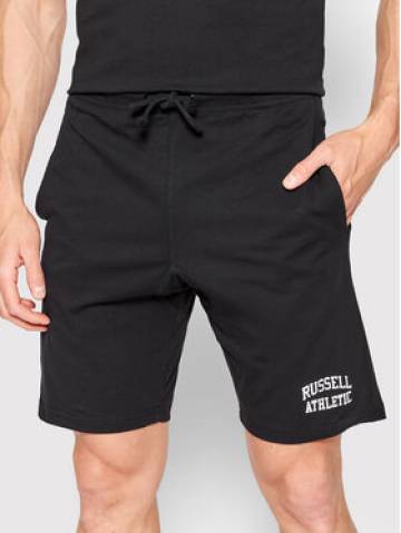 Russell Athletic Спортивні шорти Iconic E26011 Чорний Regular Fit Russell Athletic Спортивні шорти Iconic E26011 Чорний Regular Fit