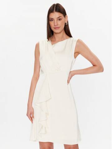 DKNY Коктейльна сукня DD2K2383 Écru Regular Fit DKNY Коктейльна сукня DD2K2383 Écru Regular Fit