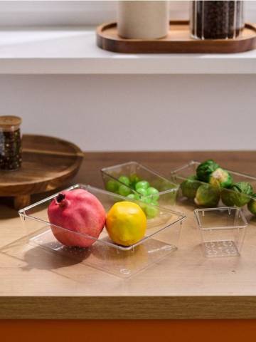 Контейнери для зберігання, 4 шт. - білий