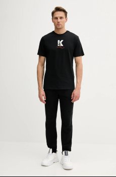 Хлопковая футболка Karl Lagerfeld DISNEY