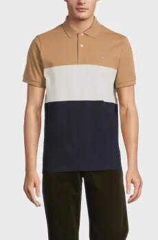 Мужское поло BLOCK STRIPE SS RUGGER Разноцветный XXL Gant 2062033