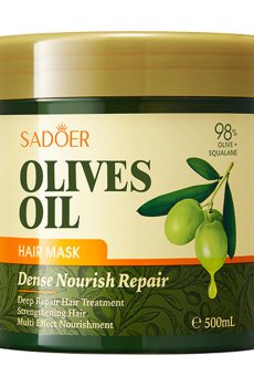 Маска для волос Sadoer Olives Oil Dense Nourish Repair Hair Mask, 500 мл