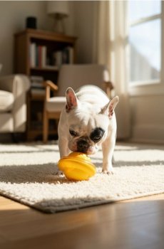 Інтерактивна іграшка для собак для ласощів - жовтий