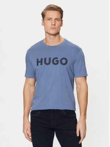 HUGO Футболка Dulivio 50467556 Голубий Regular Fit HUGO Футболка Dulivio 50467556 Голубий Regular Fit