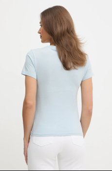 Хлопковая футболка Hugo Blue Classic V_B