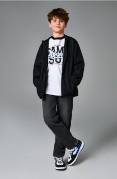 Прямі джинси - сірий