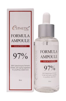 Сыворотка для лица Esthetic House Formula Ampoule Galactomyces 97% с ферментированными дрожжевыми грибами, 80 мл