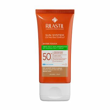 Солнцезащитный крем для лица Rilastil Sun System Water Touch Colored SPF 50+, 50 мл Солнцезащитный крем для лица Rilastil Sun System Water Touch Colored SPF 50+, 50 мл